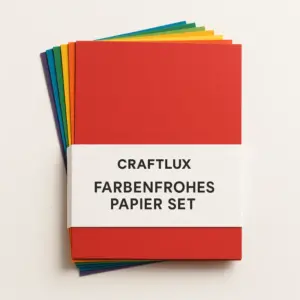 Craftlux Farbenfrohes Papier Set