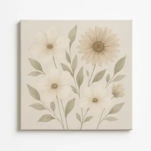 Serenity Wandbild Flora