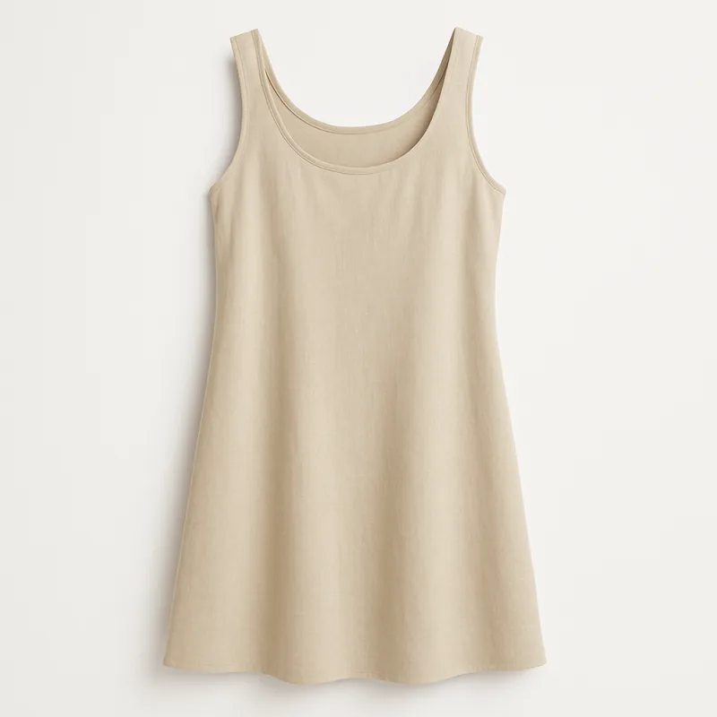 SunnyVibe Basic Sommerkleid