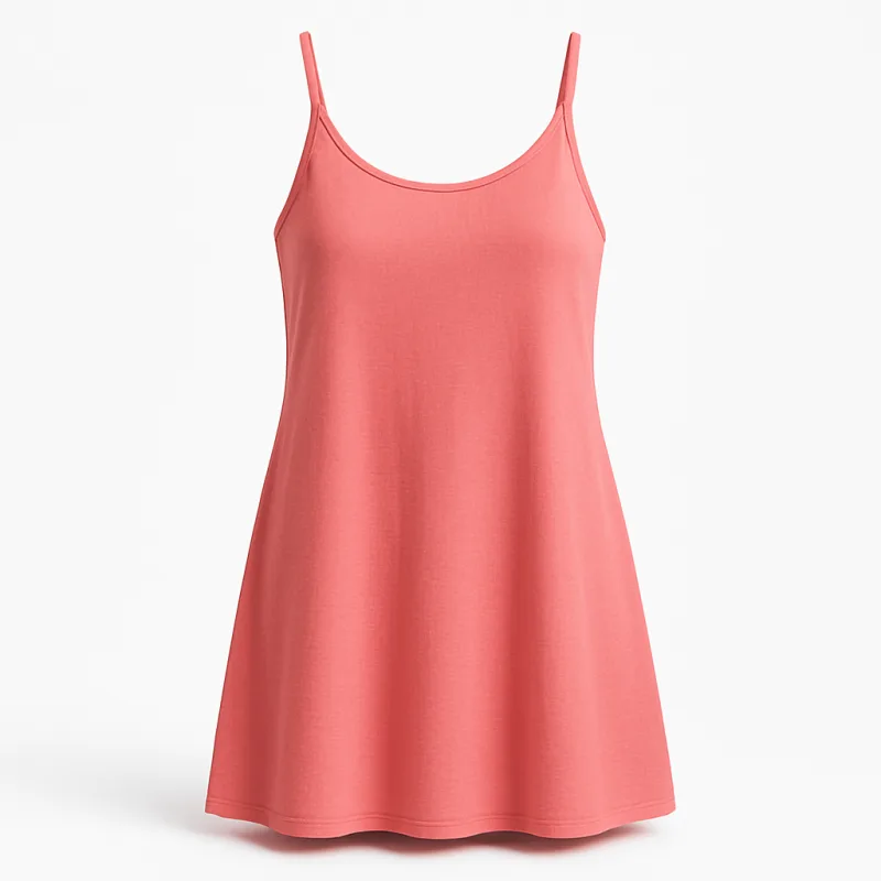 SunnyVibe Basic Sommerkleid